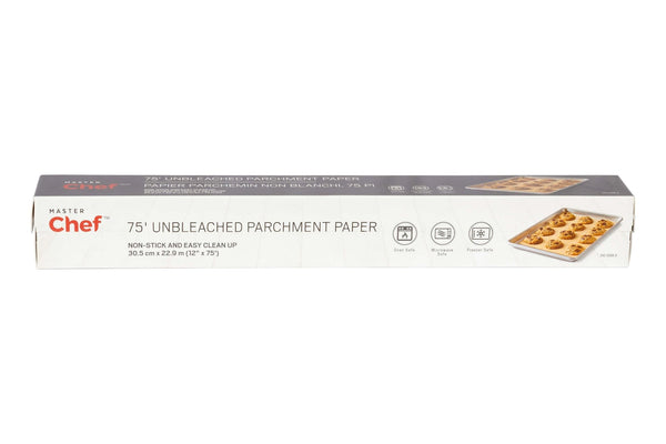 Master Chef Non-Bleached Parchment Paper, 75-ft G2