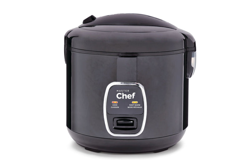 MASTER Chef One-Touch Non-Stick Rice Cooker & Steamer, Black, 20 Cups N0