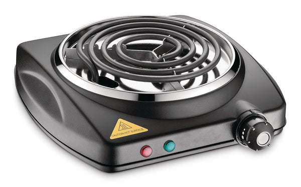 MASTER Chef Single Burner Hot Plate, Black, 1000W N8