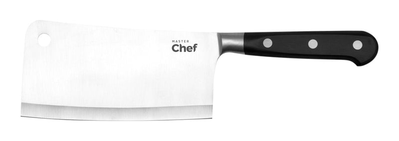 MASTER Chef Stainless Steel Cleaver, Includes Protective Cover, 6-in X7
