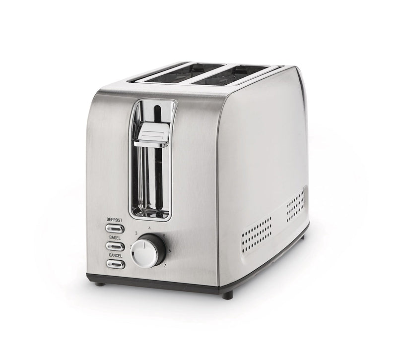 MASTER Chef Stainless Steel Toaster with 3 Settings, 2-Slice J4