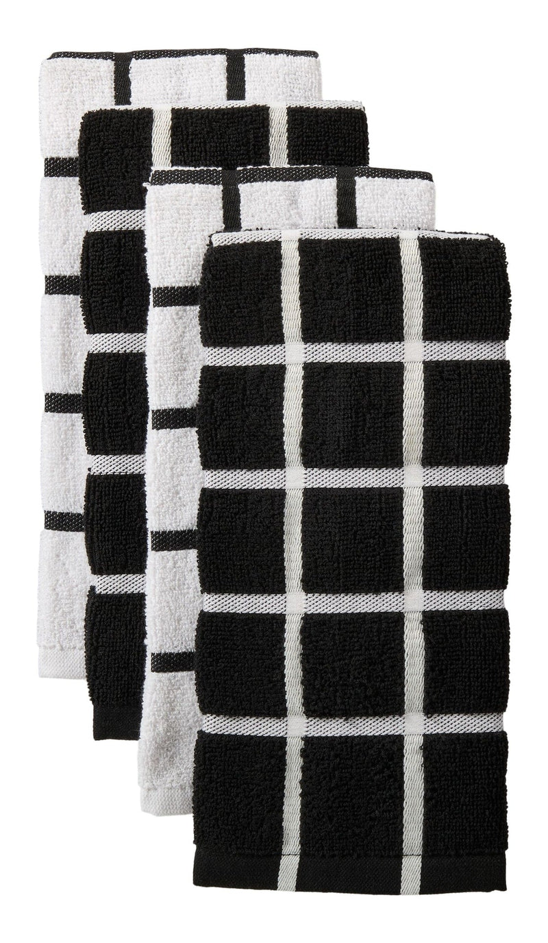 Master Chef Terry Kitchen Towels, Reusable, Various Colours, 16-in x 26-in, 4-pk K9