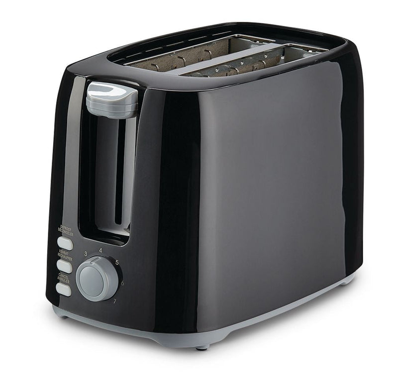 MASTER Chef Wide Slots Toaster with 7 Settings, Black, 2-Slices Q7