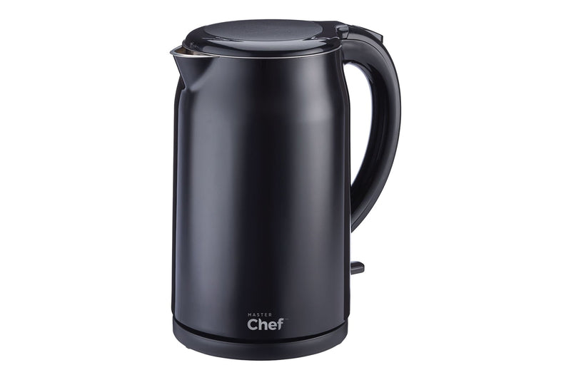 MasterChef Double Wall Kettle with Push Button Lid, 1.7-L E2