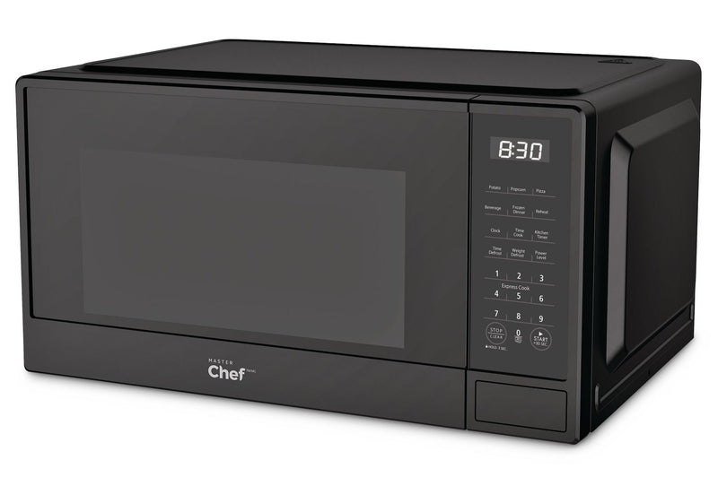 MasterChef Matte Microwave, Black, 1.1-cu-ft F4