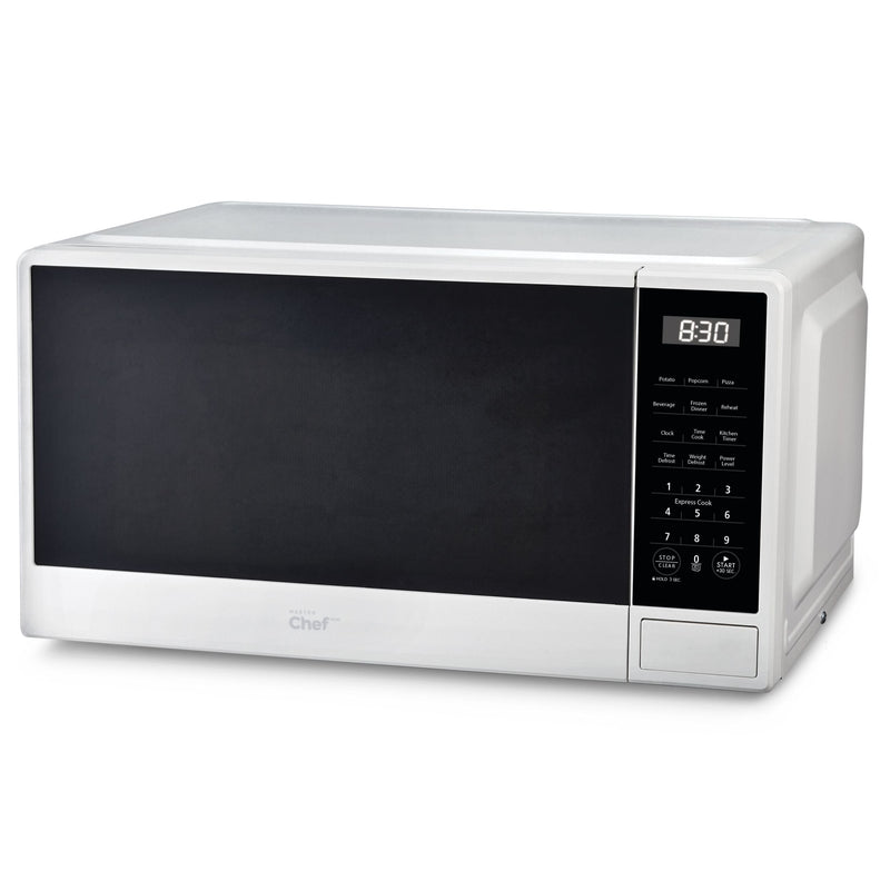 MasterChef Matte Microwave, White, 1.1-cu-ft I4
