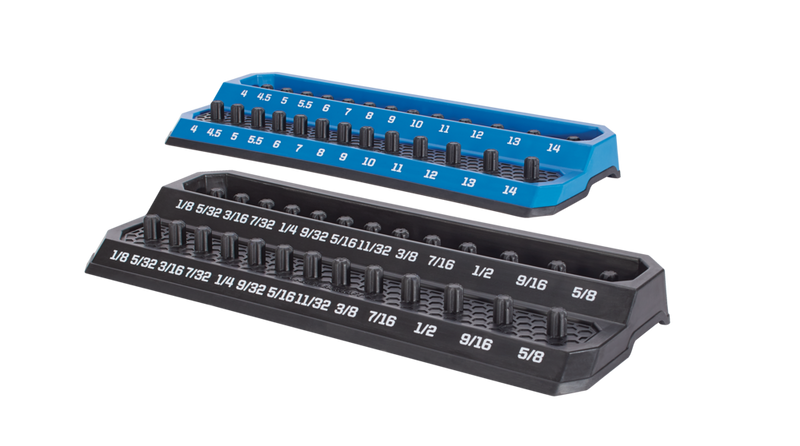Mastercraft 1/4-in Drive Socket Tray Organizer/Holder, 2-pk F3