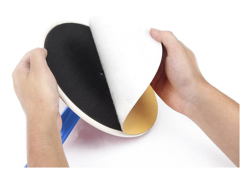 Mastercraft 220-Grit Fine Hook & Loop Sandpaper Discs For Random Orbital Sander, 9-in, 10-pc O1