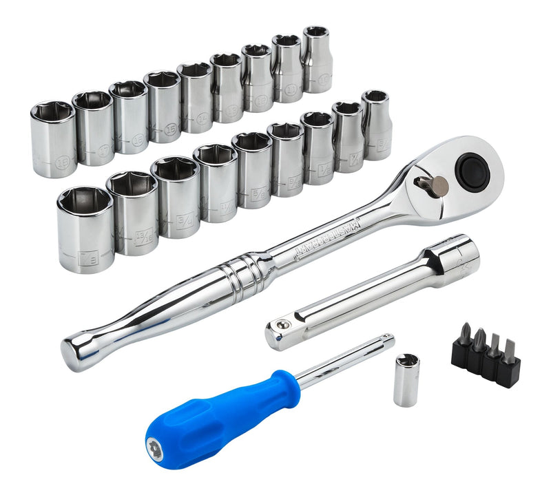 Mastercraft 26 Piece 1/2" Drive Socket Set Q6