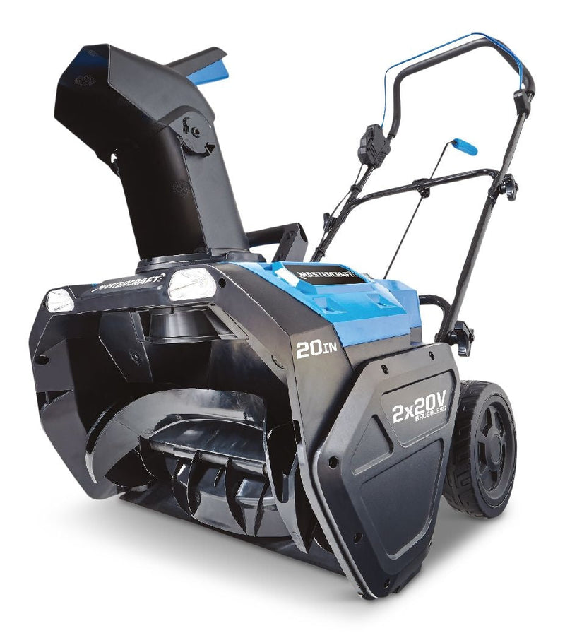 Mastercraft 2x20V Single Stage Cordless Snowblower with PWR POD 5.0Ah Battery, 20-in Q5