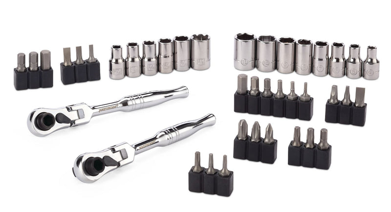 Mastercraft 39 Piece 1/4" Micro Ratchet/Driver Set G2