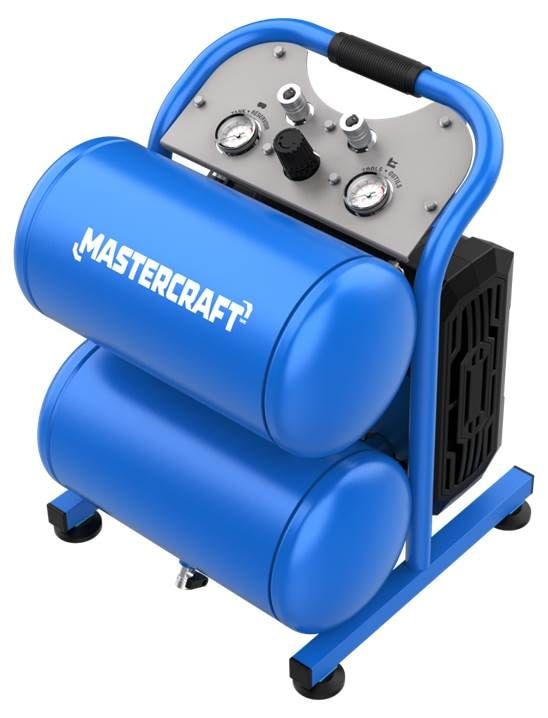 Mastercraft 5-Gallon Air Compressor with Control Panel, 175 PSI, 1.5 HP A2