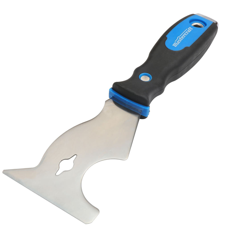 Mastercraft 9-in-1 Multi-Functional Carbon Steel Paint Scraper/Can Opener/Putty Knife Tool K4