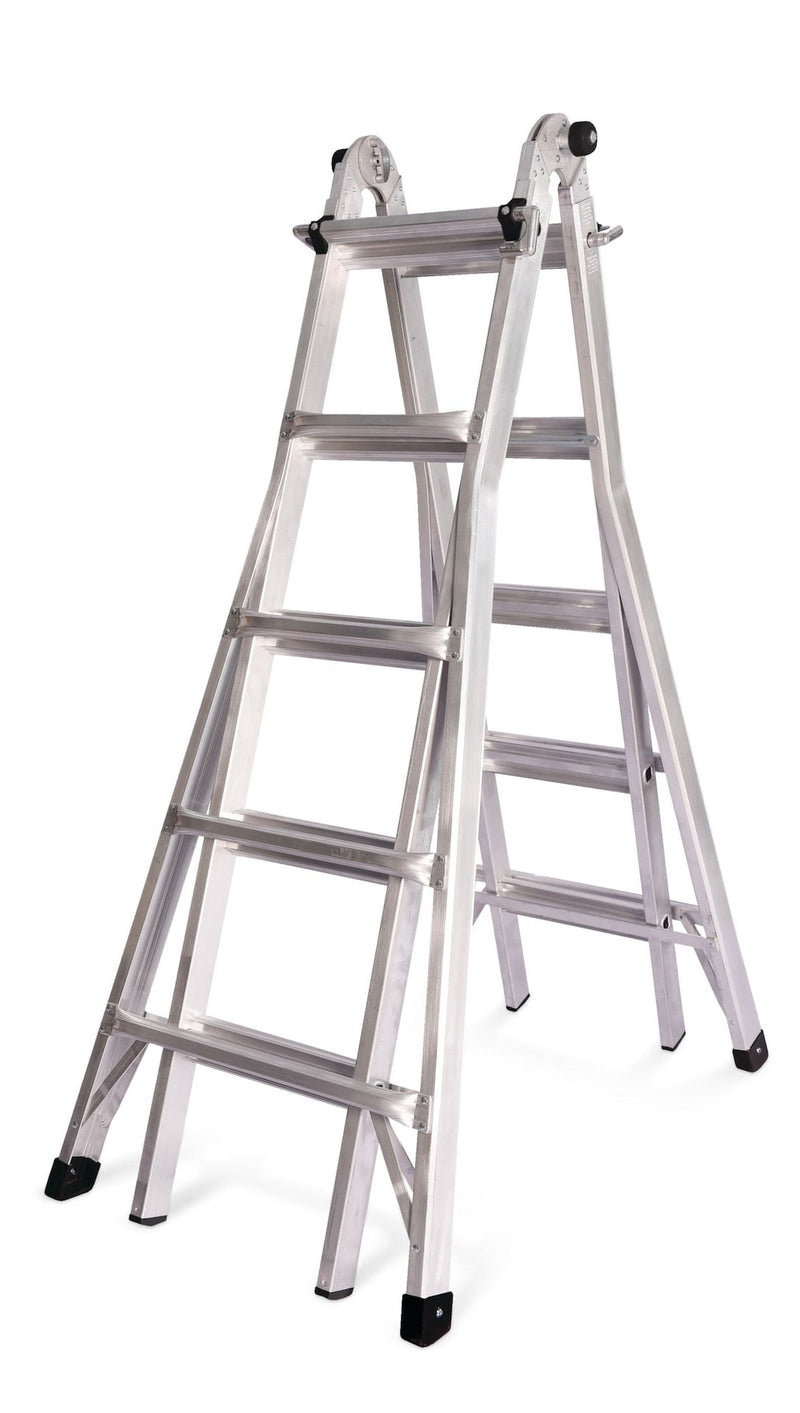 Mastercraft CSA Grade 1 Aluminum Multi-Task Ladder, 21-ft, 250-lb L1