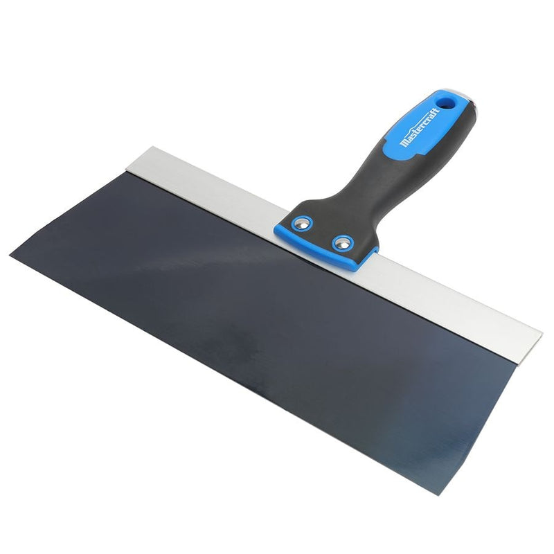 Mastercraft Drywall Knife with Solvent-Resistant Blue Steel Blade for Patching & Taping, 10-in N5
