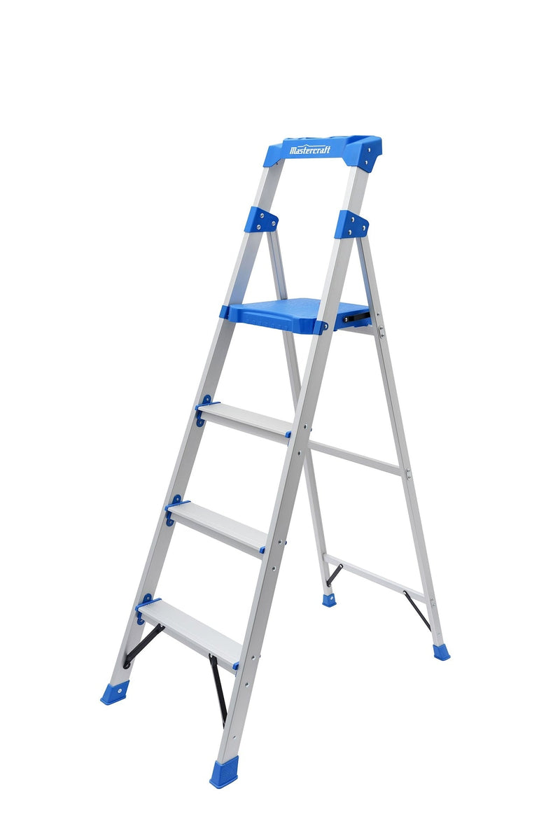 Mastercraft Grade 1 Aluminum Compact Ladder, 5.5-ft, 250-lb Capacity L0