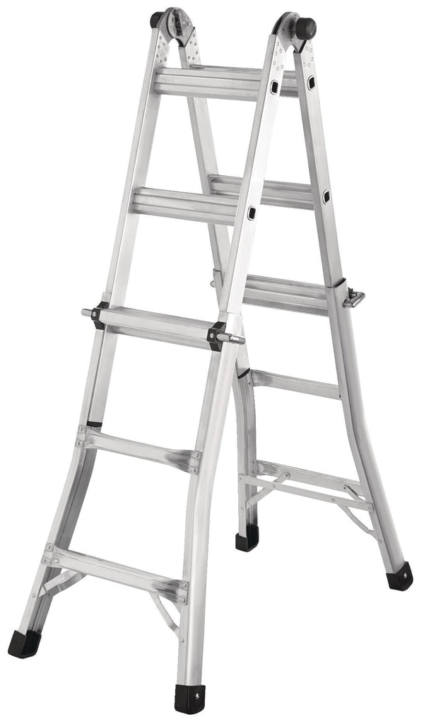 Mastercraft Grade 1A Aluminum Multi-Task Ladder, 13-ft, 300-lb Q9
