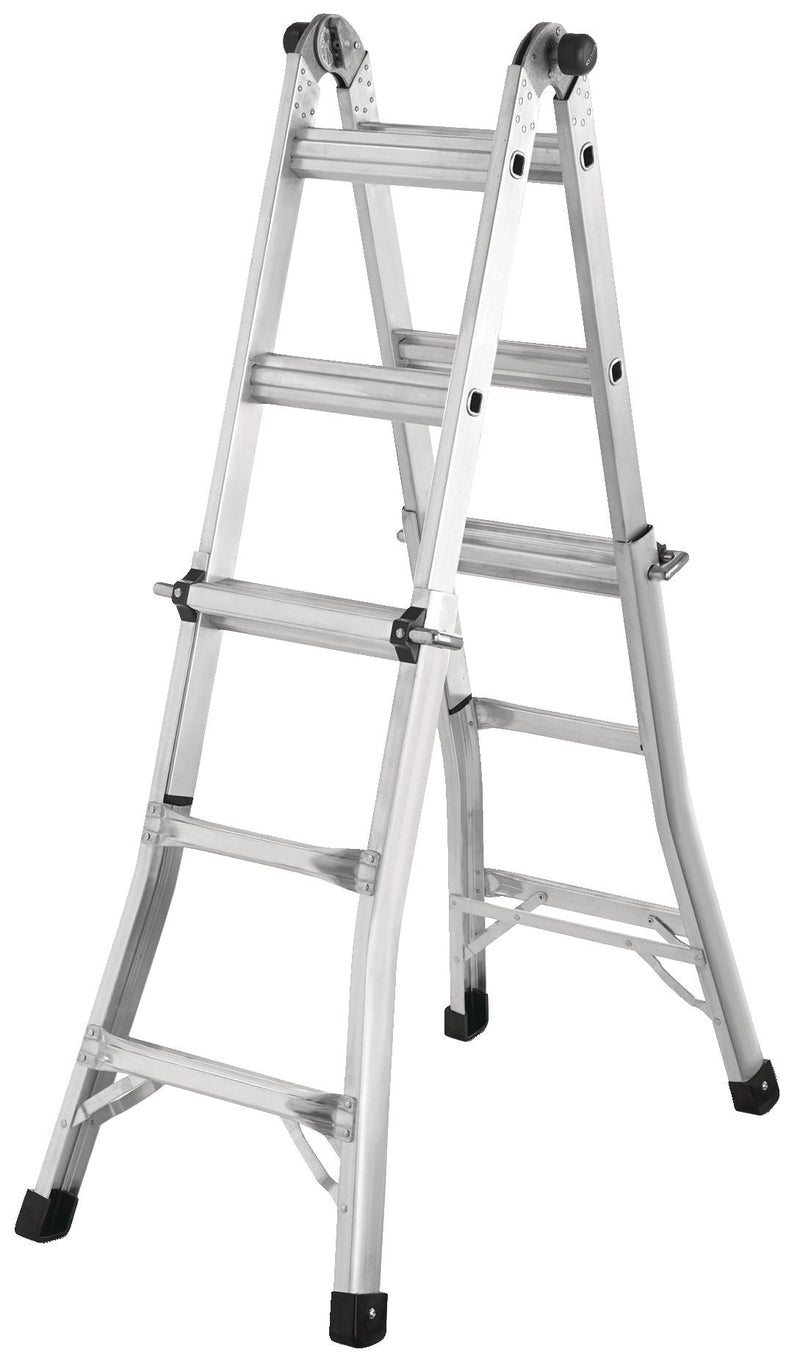 Mastercraft Grade 1A Aluminum Multi-Task Ladder, 13-ft, 300-lb Q9