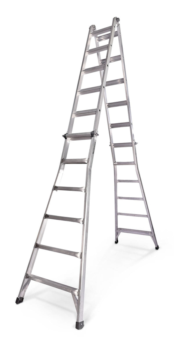 Mastercraft Grade 1A Aluminum Multi-Task Ladder, 25-ft, 300-lb J4