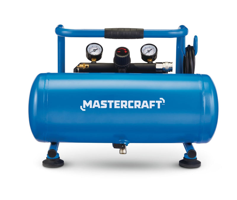 Mastercraft Oil-Free Portable Trim 2-Gallon Air Compressor P4
