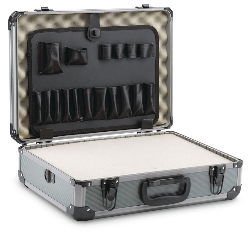 Mastercraft Portable Aluminum Case with Adjustable Strap, Lockable, 18-in H9