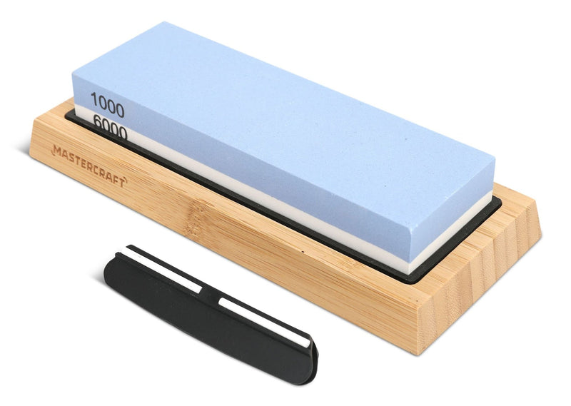Mastercraft Pro Dual Grit Tool & Knife Sharpening Stone Set, 4-pc T2