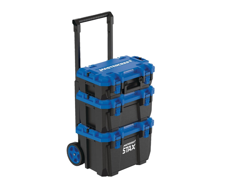 Mastercraft Stax Tool Storage Set with Auto-Locking Mechanism, 3-pc H0