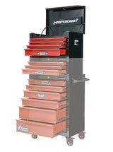 Mastercraft Tool Chest with 4 Drawers, Black & Red, 26-in