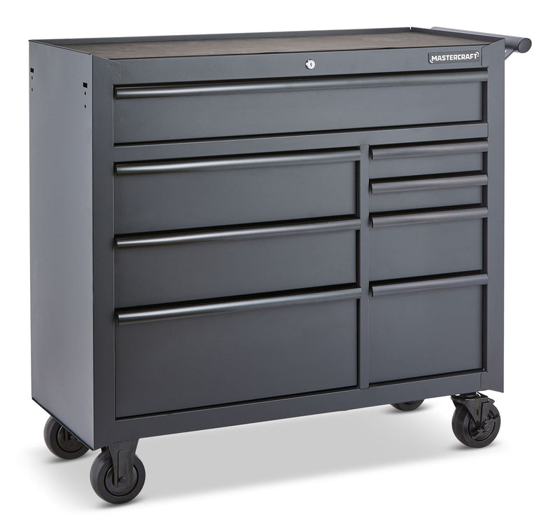 Mastercraft Tool Storage Cabinet, 8 Drawer, 41-in, Black U0
