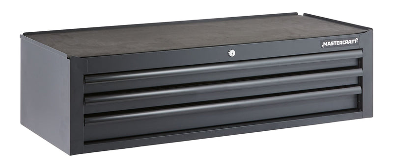 Mastercraft Tool Storage Mid-Chest, 3 Drawer, 41-in, Black W3