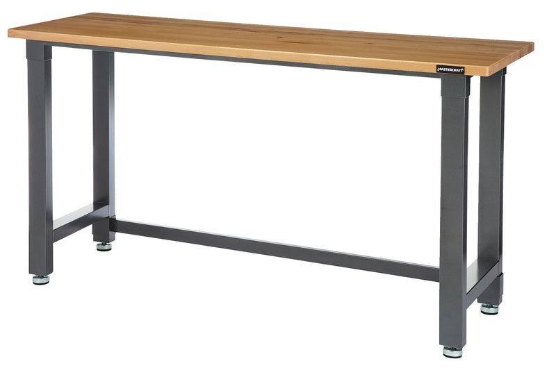 Mastercraft Wooden Top Work Bench, 72 x 24 x 37.5-in L8