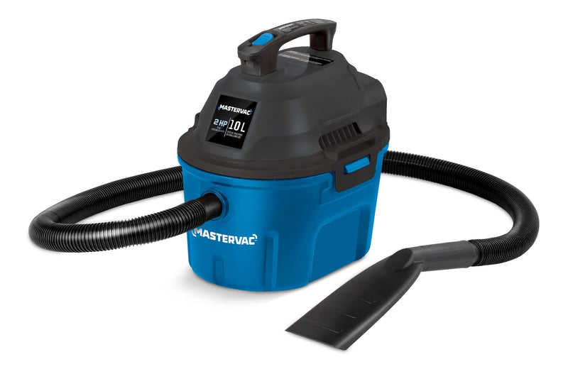 Mastervac AA255 2.0 Peak HP Wet/Dry Shop Vacuum with Hose and Accessories, 10-L I1