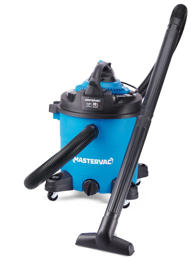 Mastervac VBVA1010PF 4.0 Peak HP Wet/Dry Shop Vacuum with Detachable Blower, 37-L M8