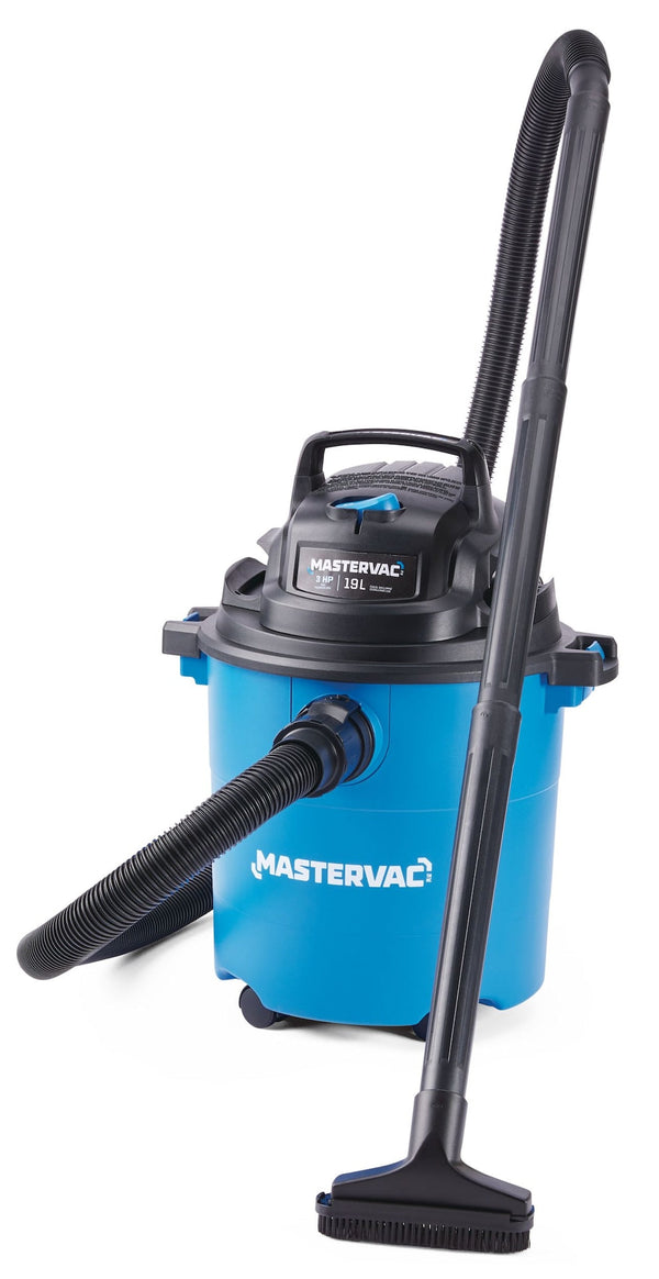 Mastervac VOC507P 4.0 Peak HP Wet/Dry Shop Vacuum with Hose & Accessories, 18.9-L V0