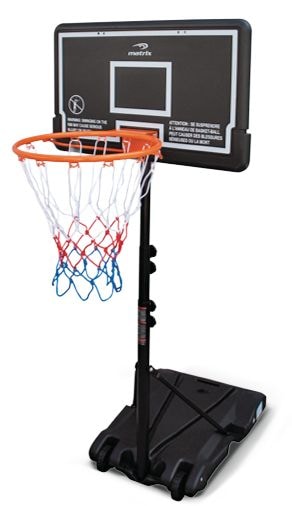 Matrix 4-in-1 Jr Portable Adjustable Basketball Backboard System with Wheels H4
