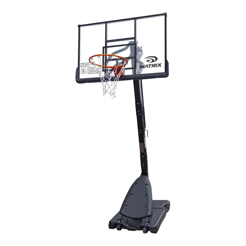 MATRIX Portable Adjustable Basketball System, 54-in D6