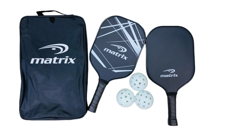 Matrix Recreational Official Size Pickleball Paddle/Racket & Ball Set, 5-pc R0