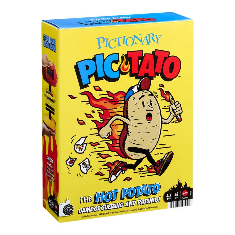 Mattel Pictionary Pic-Tato Musical Hot Potato Game for Ages 8+ D2