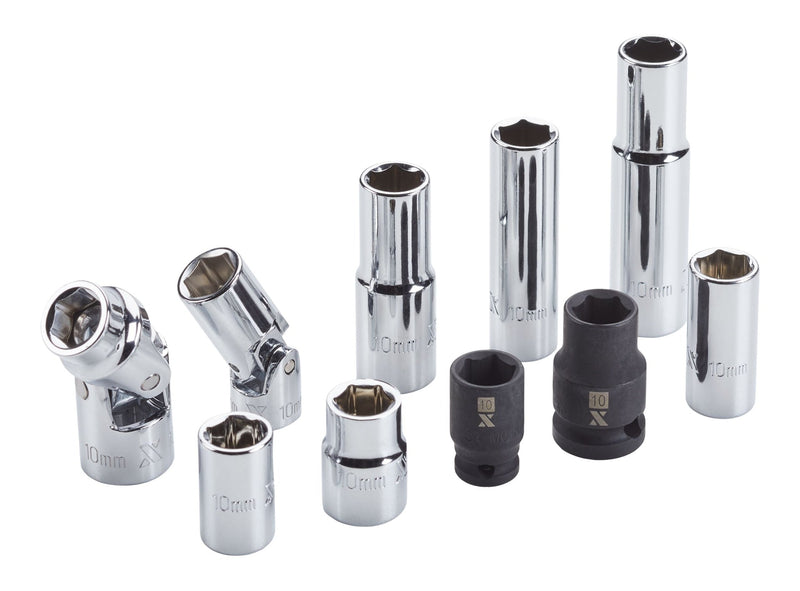 MAXIMUM 10-mm Socket Rail, 10-pc B1