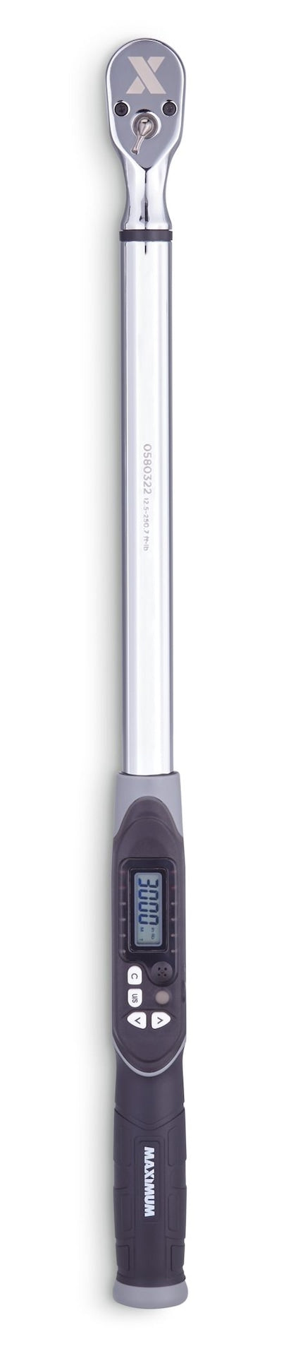 MAXIMUM 1/2-in Drive Digital Torque Wrench, 12.5-250 ft-lbs P0