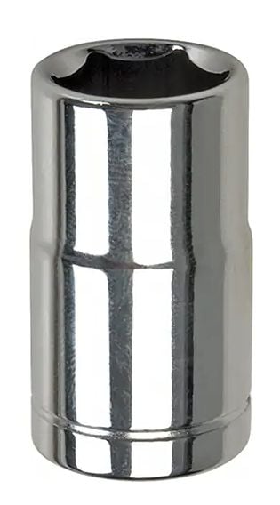 MAXIMUM 1/4-in Drive Assorted Sizes Regular Socket, 6-Point, Nickel-Chrome Plating X3