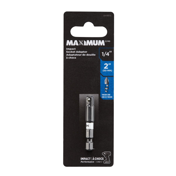 MAXIMUM 2-in Socket Adaptor, 1/4-in C9