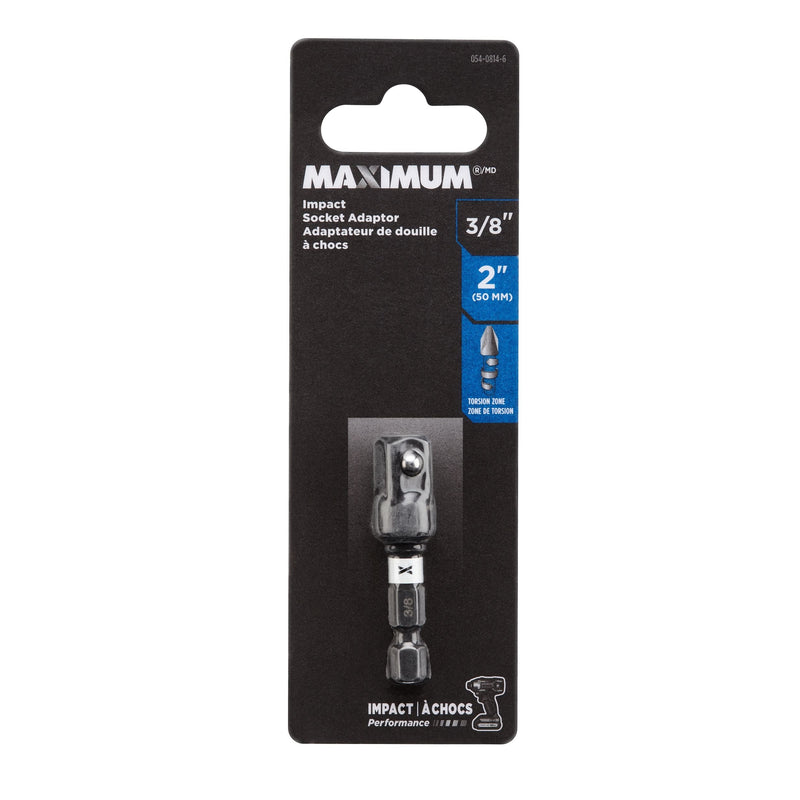 MAXIMUM 2-in Socket Adaptor, 3/8-in Q9
