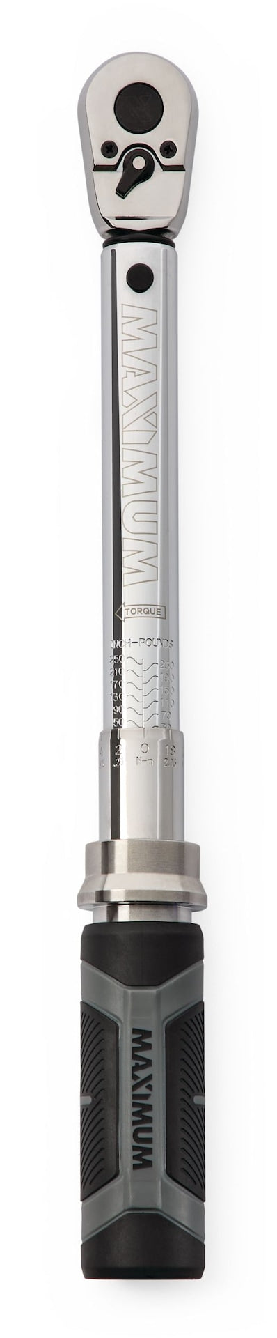 MAXIMUM 3/8-in Drive Torque Wrench, 50-250 in-lbs P9
