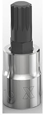 MAXIMUM 3/8-in Drive Triple Square Socket, Hex Bit Q7