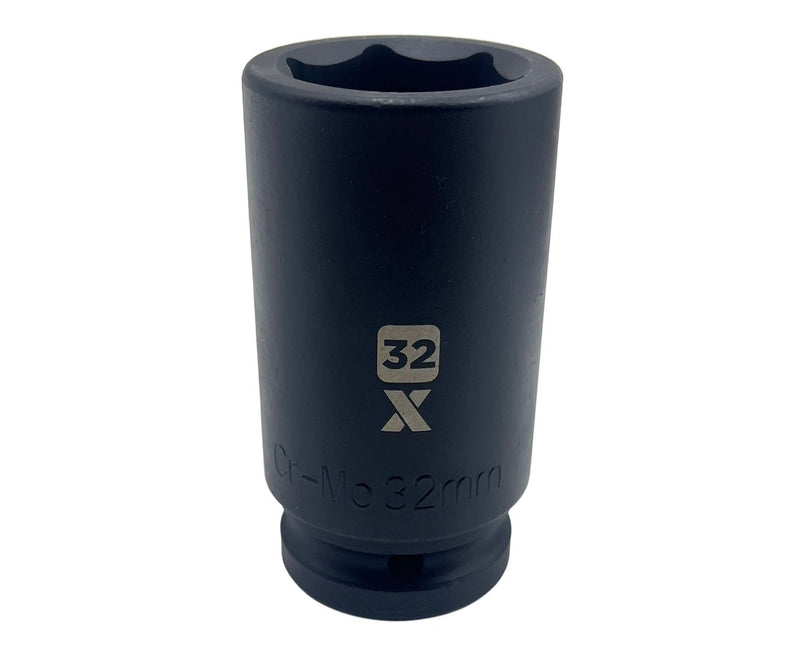 MAXIMUM 8 Piece 3/4" Deep Impact Socket Metric D7