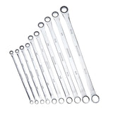 MAXIMUM Extra-Long Double Box-End Ratcheting Wrench Set, SAE, 10-pk