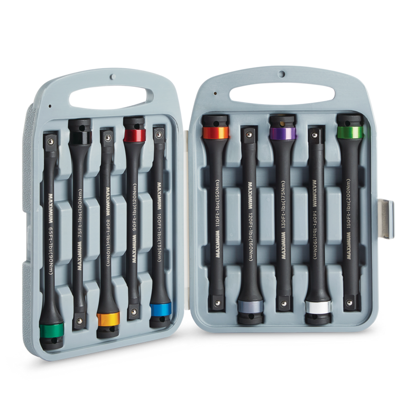 MAXIMUM Impact Torque Extension Sticks, 10-pc W0