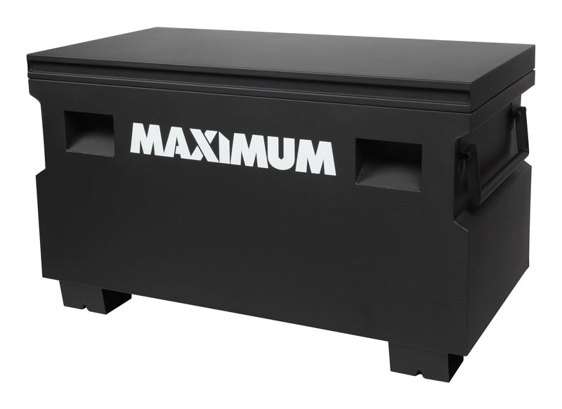 MAXIMUM Jobsite Storage Box, Black, 48-in X3
