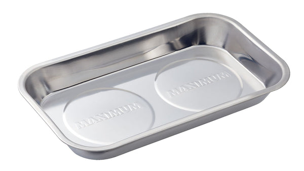 MAXIMUM Magnetic Tool Rectangle Tray/Holder, Stainless Steel H2